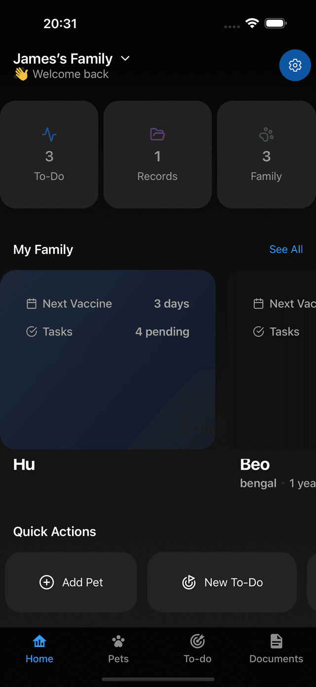 Petio App Screenshot 2